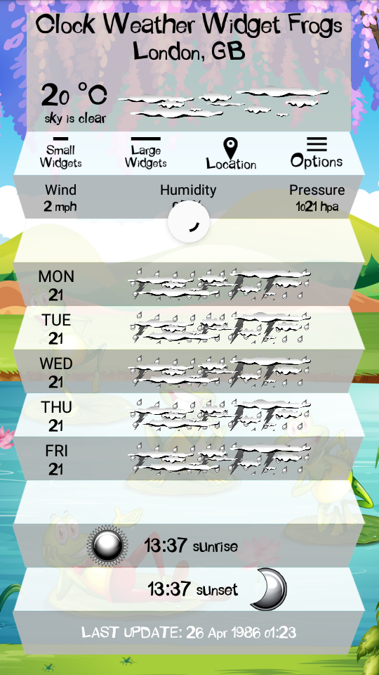 时钟天气青蛙app安卓版 v1.3
