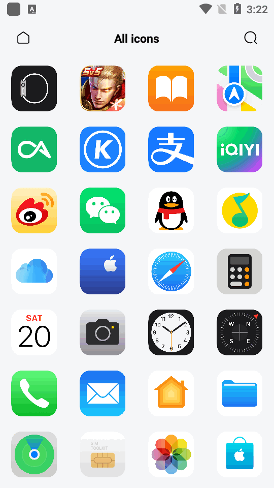 安卓仿ios图标包大全 v2.0.23
