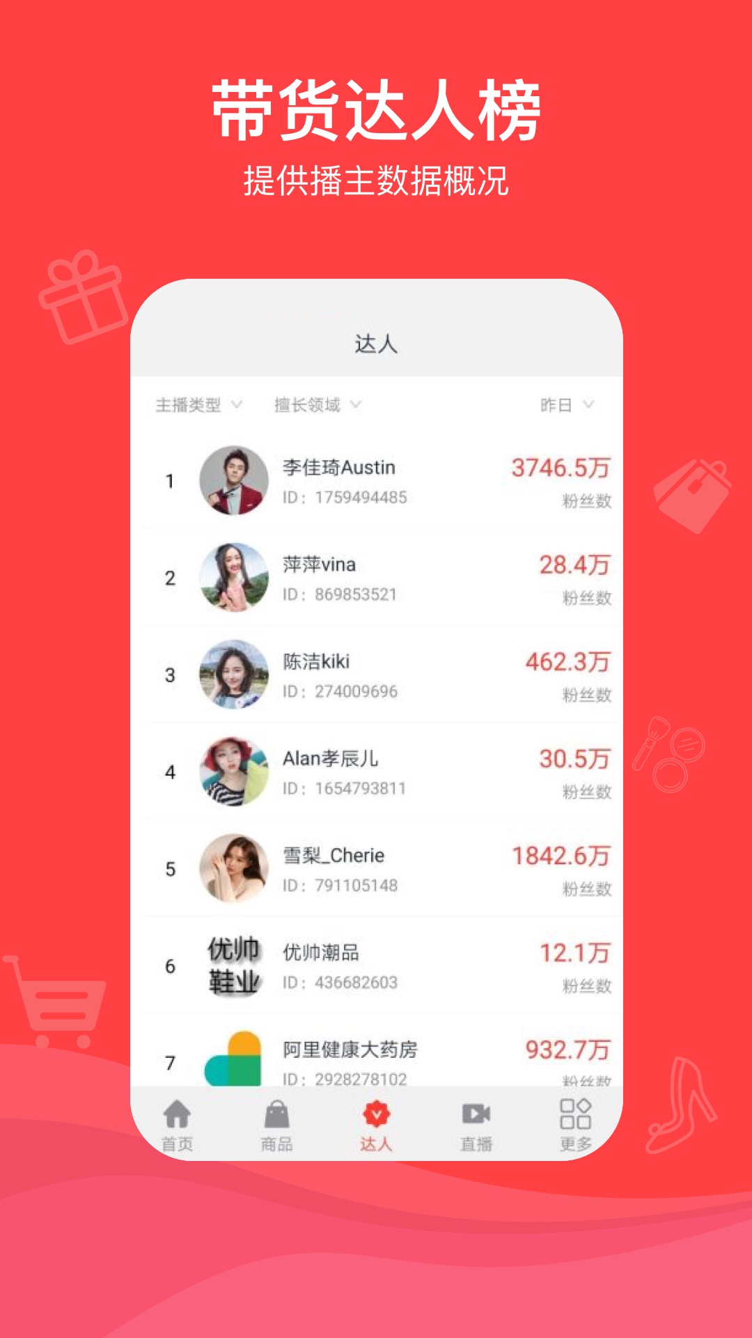 老罗直播带货数据app v2.0.5