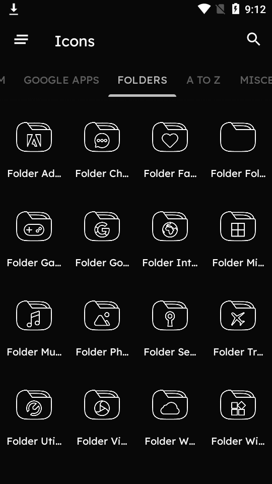 白色线性图标app安卓版 v4.3.9