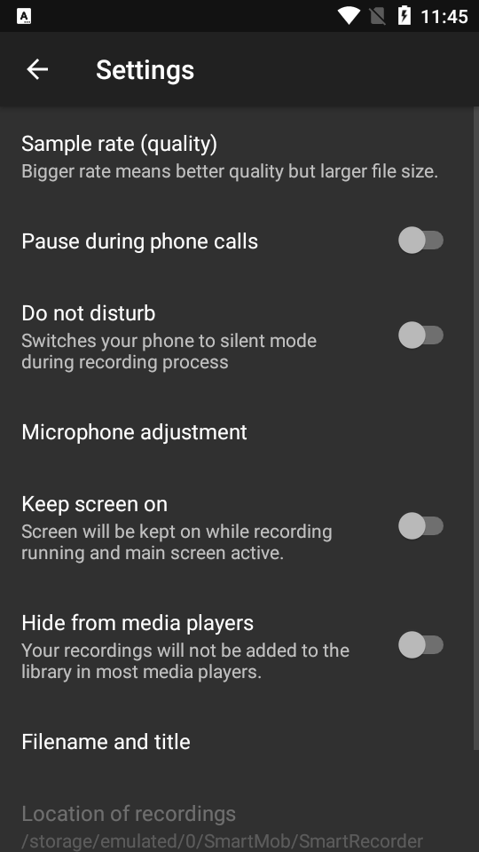 Smart Recorder手机版 v1.11.2