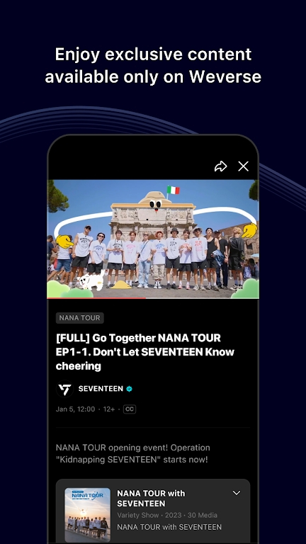 Weverse中文版2026官方正版免费下载 3.6.0