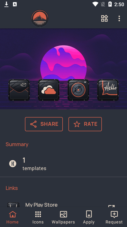 日落图标包安卓版 v1.0