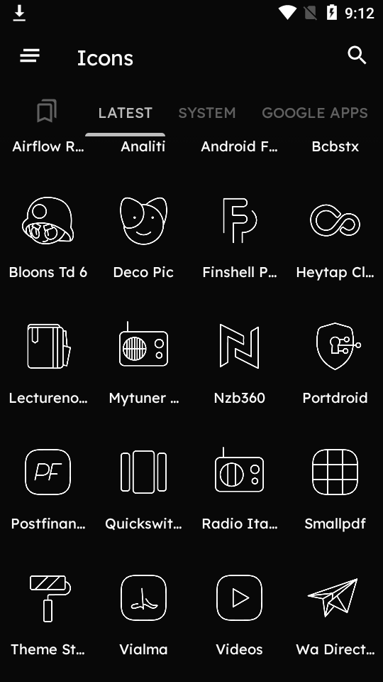 白色线性图标app安卓版 v4.3.9