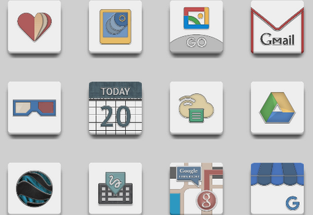 图标包Era White Flat破解版 图标包Era White Flat破解版