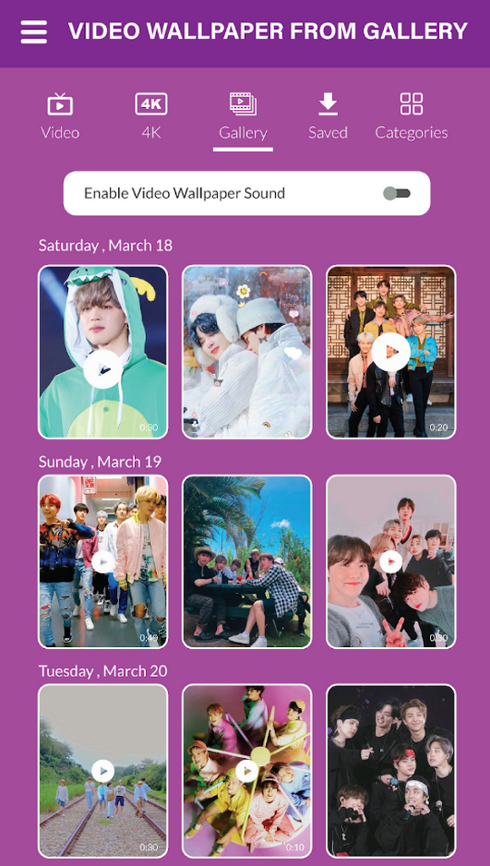 防弹少年团动态壁纸竖屏 v1.1