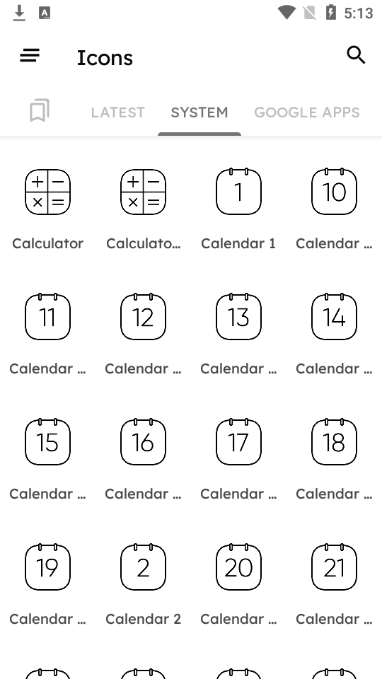 黑色线性图标app安卓版 v4.3.9