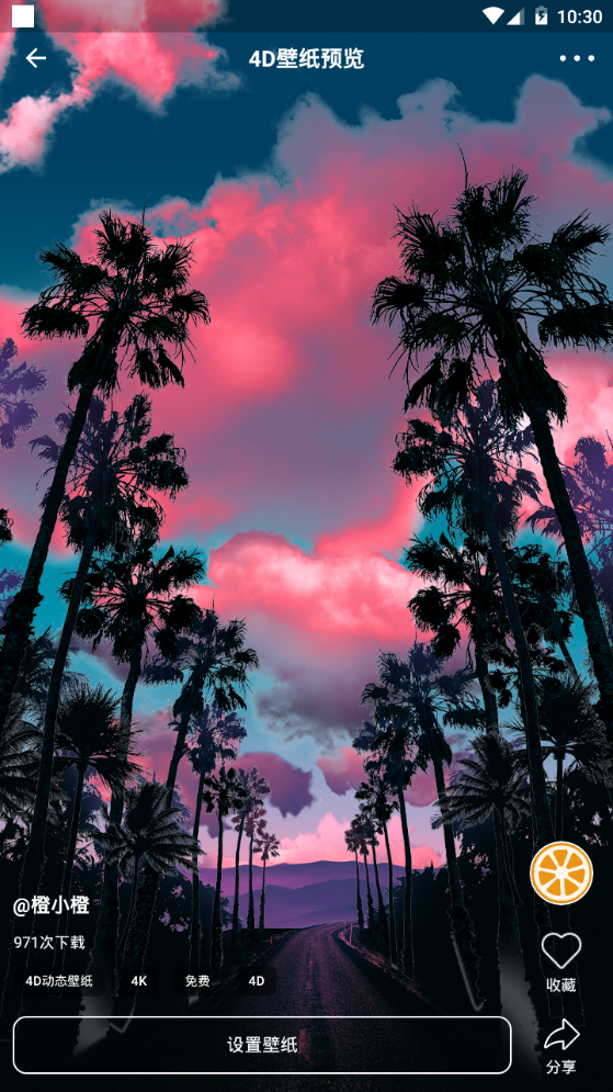 橙子4D动态壁纸app手机最新版 橙子4D动态壁纸app手机最新版