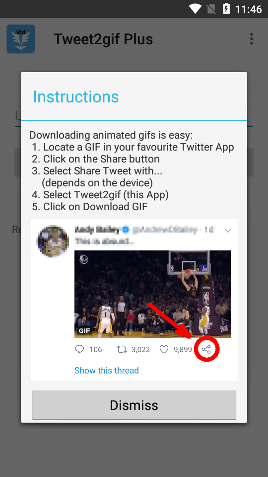 Tweet2gif Plus视频 v3.5.2