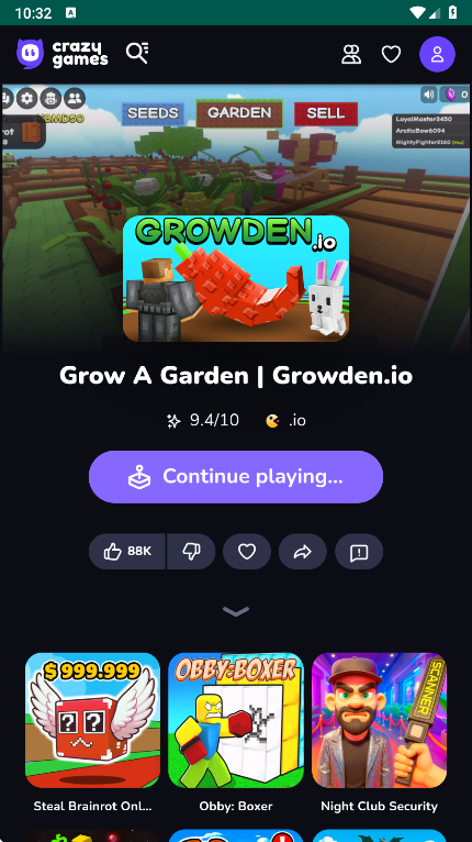 crazygames游戏平台 1安卓版 v1