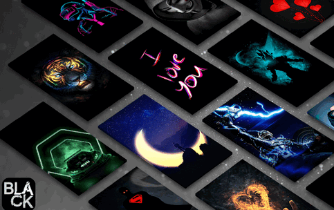 手机黑色壁纸高清全屏版(Black Wallpapers)