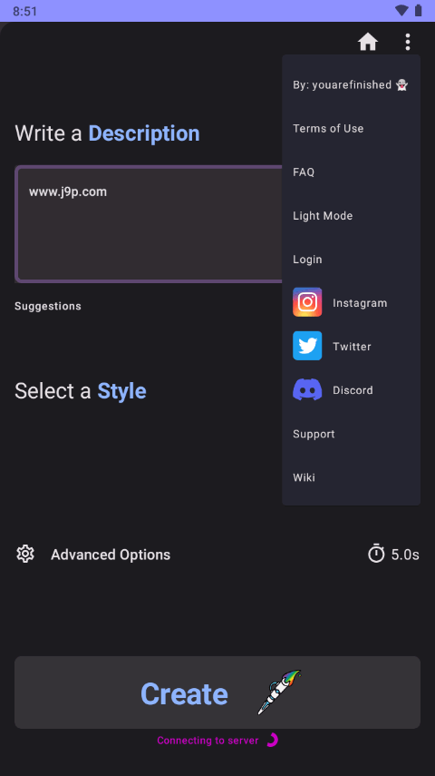 AI艺术生成器(monAI Art Generator)