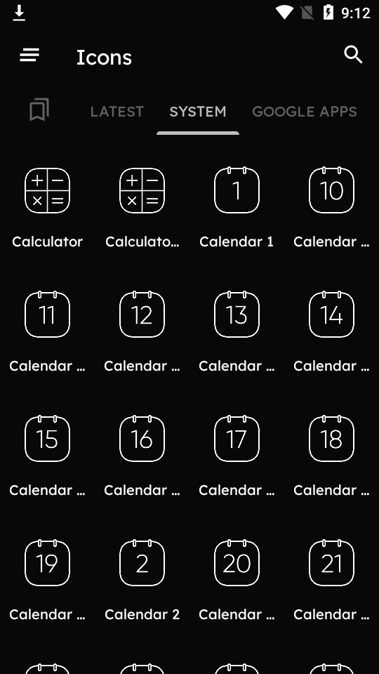 白色线性图标app安卓版 v4.3.9