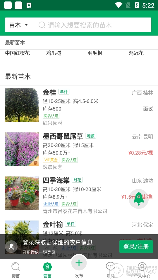 苗仓平台, 苗仓平台