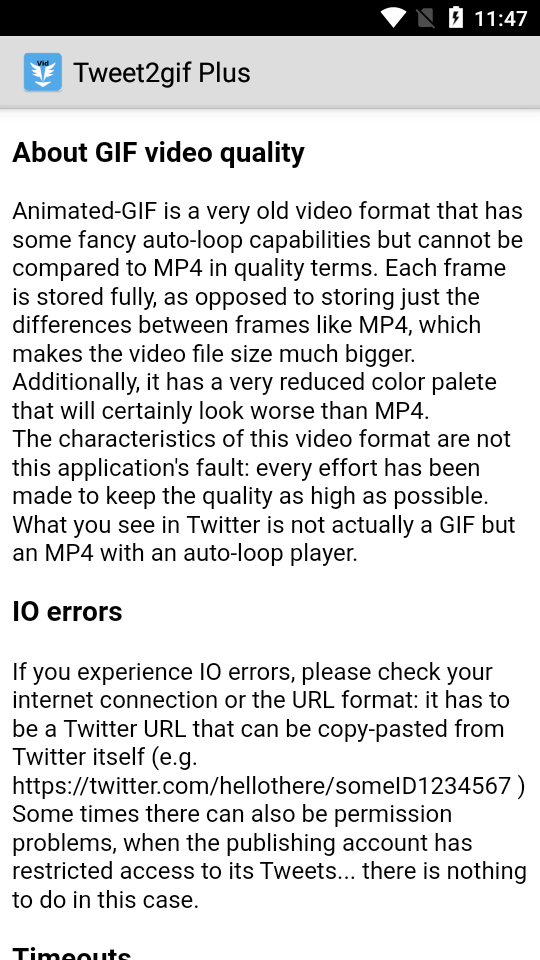 Tweet2gif Plus视频 v3.5.2