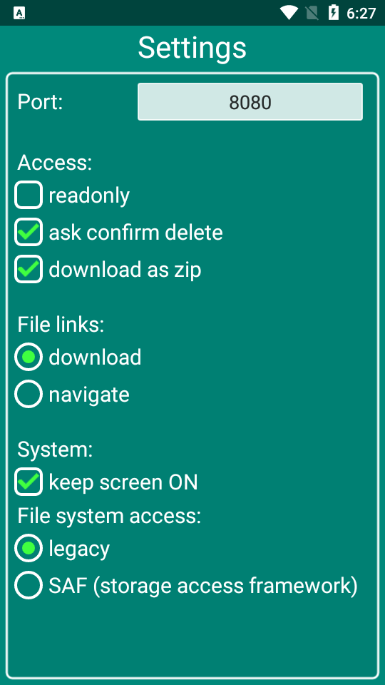 文件夹服务器Folder Server v1.0.6