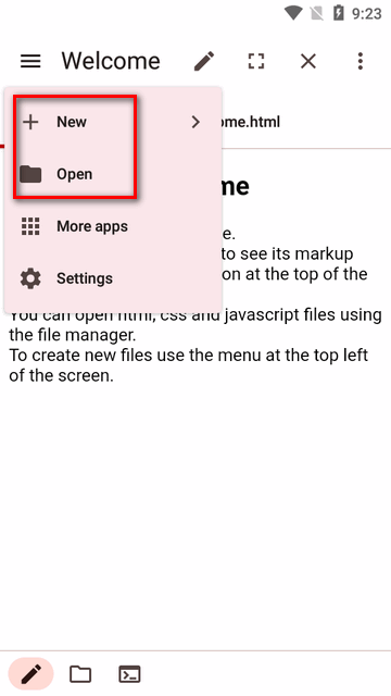 网页代码编辑器手机版(WebCode) 网页代码编辑器手机版(WebCode)