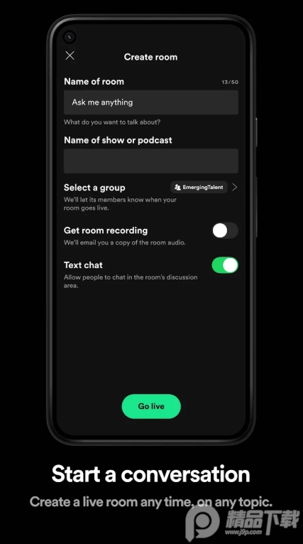 Spotify Live app v2.0.78