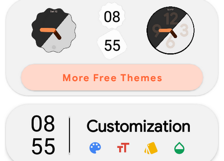 安卓12时钟小部件app