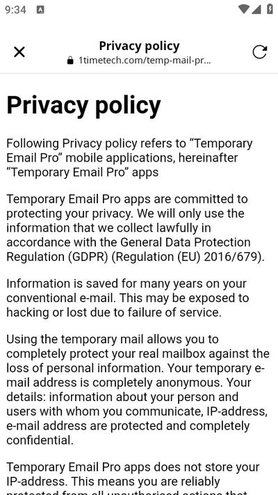 临时邮箱手机免费版 v7.4.0
