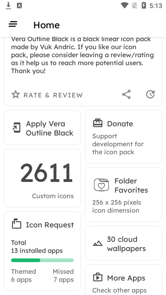 黑色线性图标app安卓版 v4.3.9