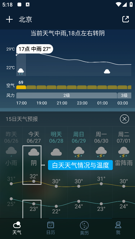 免费天气预报下载手机桌面 v9.4.4