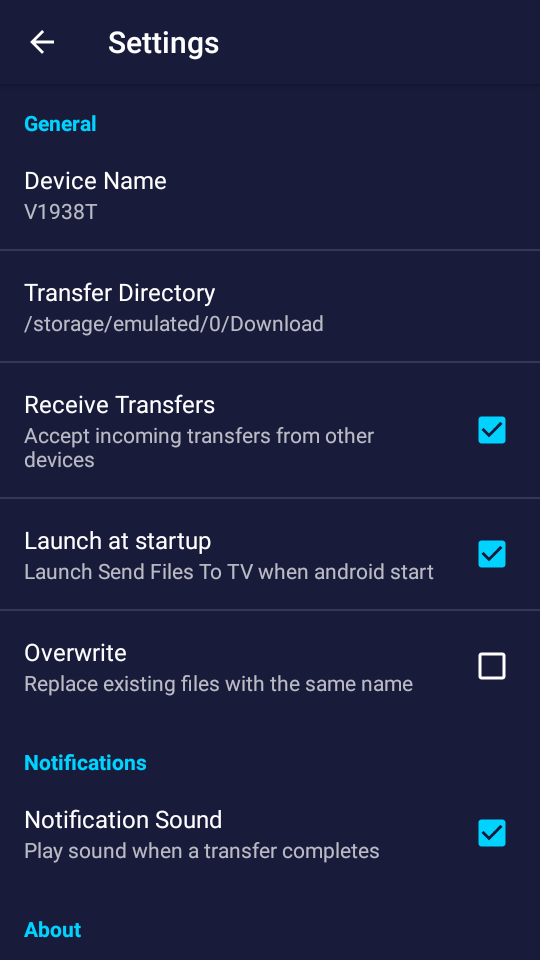文件发送到电视Send Files To TV apk